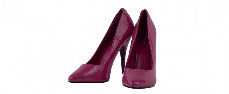 Pleaser Decolté tacco 12, numero 38, fucsia