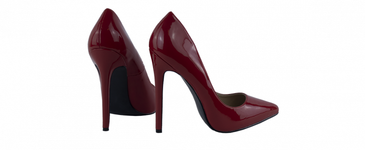 Pleaser Décolleté Rosso tacco alto 13,5 numero 40